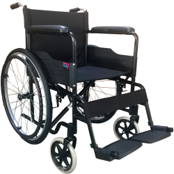 Wózek inwalidzki stalowy budżetowy